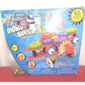 Techno Gears Bionic BIPLANE ONLY OPEN BOX Building Learning‎ Kit Home School